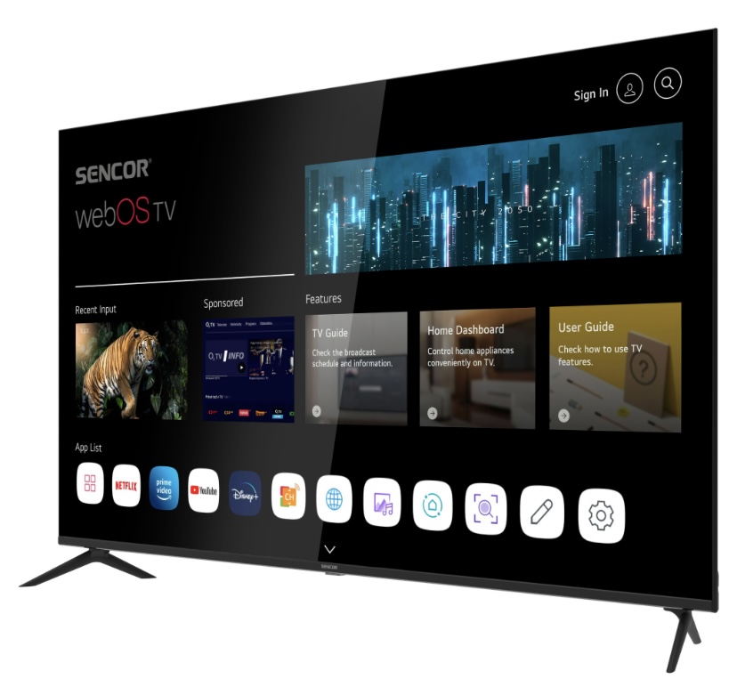 تلویزیون 65اینچ سنکور مدل Sle65us80tcsb